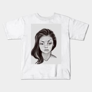 Portrait study 1 Kids T-Shirt